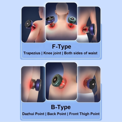 Dia.83x38mm Grão escuro ferramentas de massagem plástica para cupping terapêutica eficaz