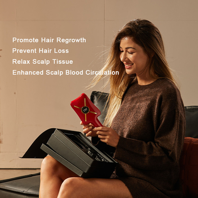 Fitdash Eletrônico Massageador de Cabeça escova Fisioterapia Infrarossa Pescador de Crescimento de Cabelo para Mulheres