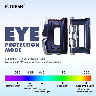 Fitdash indolor 5 em 1 raspador muscular de lâmina curva com RF aquecida e design confortável