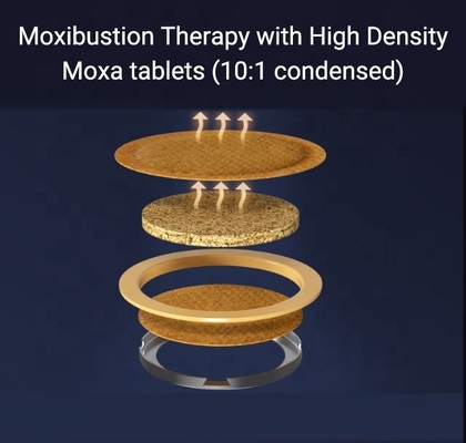Extração por solvente Fitdash Comprimidos de moxibustio quente sem fumo para moxibustio em vasos