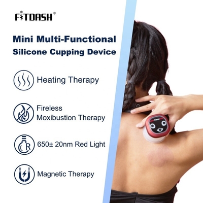 Fitdash Reusable Cupping Set Advanced Scraping Massage Cupping para terapia de luz vermelha