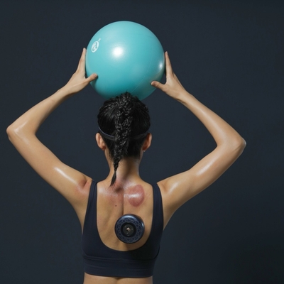 3.7V/1800mAh Capacidade da bateria Fitdash Vacuum Cupping Massager com aquecimento de luz vermelha