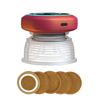 Dispositivo duplo de cupping de silicone macio com terapia de aquecimento sem fogo ferramenta de massagem indolor