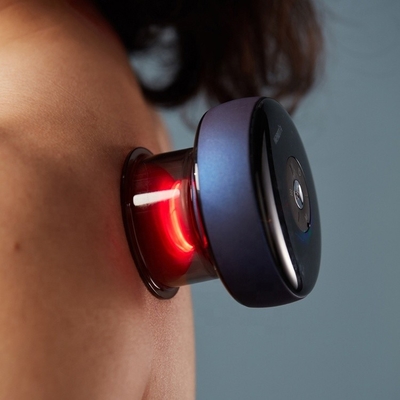 Dispositivo de massagem de pés Fitdash de tipo C com luz vermelha e sucção vibratória