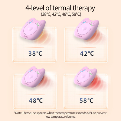 Massageadores de cintura, ombro e pescoço com sacos de compressão de graphene em material ABS
