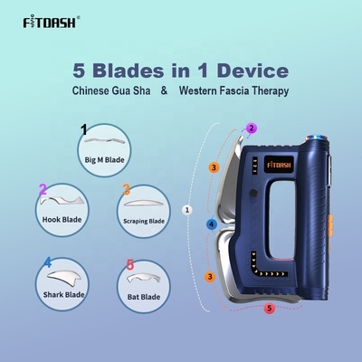 Fitdash Electric Fascia Knife 60-0kPa Força de sucção para melhorar a circulação sanguínea