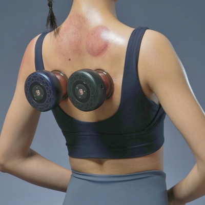 Dispositivo Fitdash de Terapia de Luz Vermelha para Tratamento sem fio e Moxa Cupping no Corpo