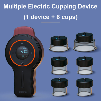 Controle de botão 3.7V/1800mAh Dispositivo eletrônico de vaso Massagista com terapia de luz vermelha