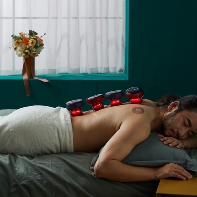 Fitdash Smart Dynamic Cupping Massager com Terapia de Luz Vermelha Tempo de Carregamento Aproximadamente 3 horas