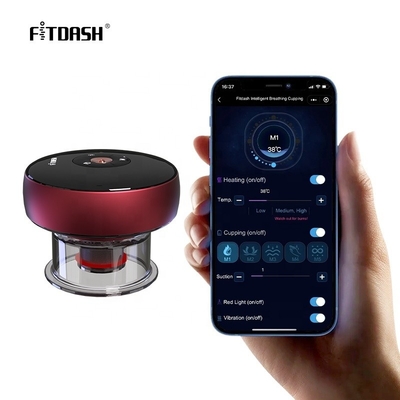 Fitdash Cupping de respiração inteligente com material ABS PC e tecnologia de infravermelho dinâmico