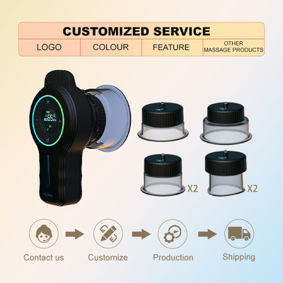 Dispositivo de Cupping Smart Cupping Therapy Massage Vacuum Cupping Fitdash Cupping Elétrico All in 1