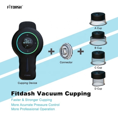 Fitdash Smart Cupping Cups Massageador terapêutico para cupping dinâmico e função de botão