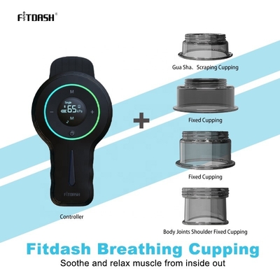 ABS PC Terapia de Cupping Elétrico Conjunto de 5 engrenagens Máquina de Cupping de vácuo Método de Controle de Botões