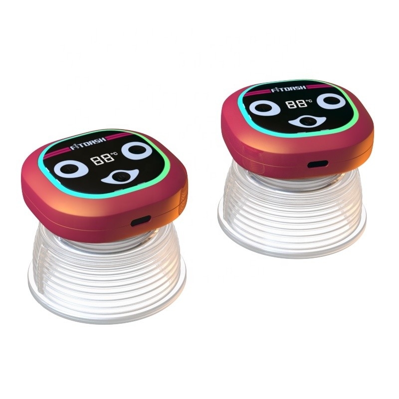 Fitdash Smart Vacuum Cupping Therapy Set com Terapia de Luz Vermelha e Tipo-C Power Mode