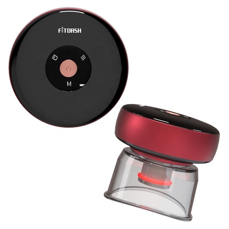 Fitdash Red Light Cupping Set para Corpo 7W Máquina Profissional de Terapia de Cupping a Vácuo