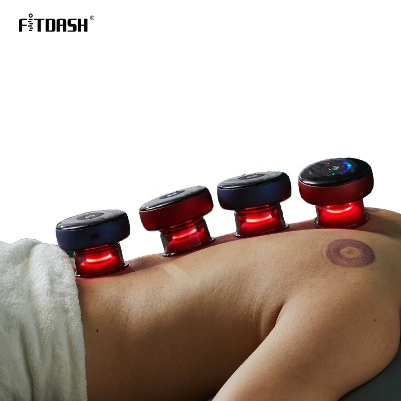 Estimulador Elétrico Tipo-C para Cupping Fitdash Pulsante Vibrante Cupping Machine