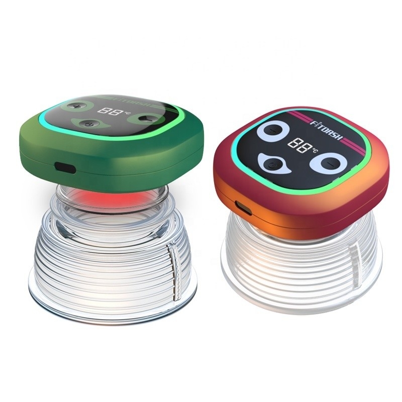 7w Fitdash Massagista Elétrico de Cupping Therapy com Terapia de Luz Vermelha e suporte ODM / OEM