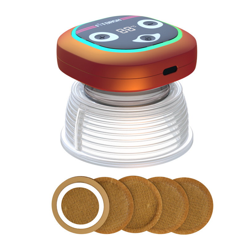Conjunto de vasos de vácuo para massagem corporal moderna Método de controle sem fio/botão Cerca de 100g