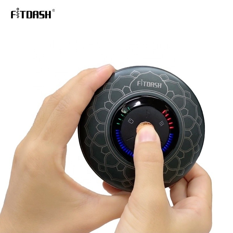 Fitdash ABS PC Electric Moxa Cupping Therapy Set para circulação e aperto da pele