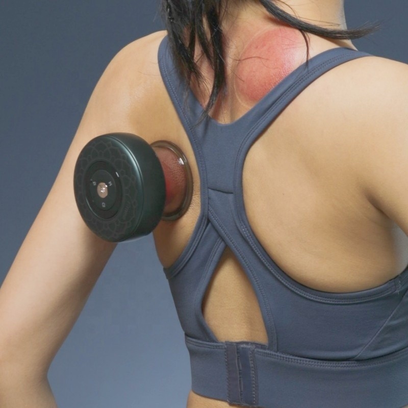 Dispositivo Fitdash de Terapia de Luz Vermelha para Tratamento sem fio e Moxa Cupping no Corpo
